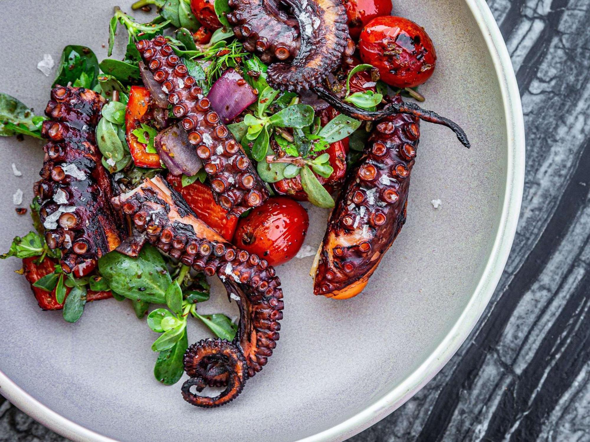 Novotel Istanbul Bosphorus Hotel Εξωτερικό φωτογραφία Grilled octopus salad